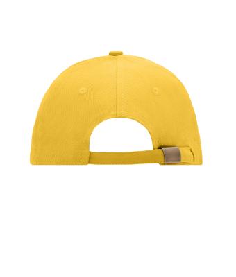 Unisex 6 Panel Sandwich Cap Gold-yellow/navy 7590