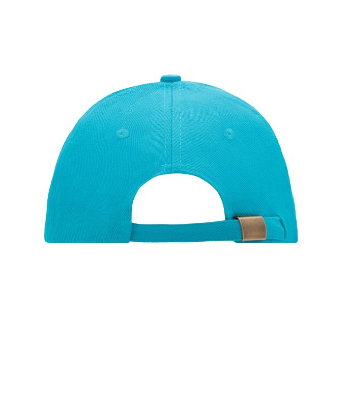 Unisex 6 Panel Sandwich Cap Pacific/white 7590