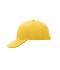 Unisex 6 Panel Sandwich Cap Gold-yellow/navy 7590