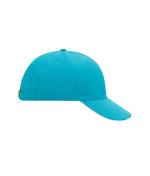 Unisex 6 Panel Sandwich Cap Pacific/white 7590
