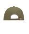 Unisex 6 Panel Sandwich Cap Olive/beige 7590