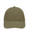 Unisex 6 Panel Sandwich Cap Olive/beige 7590