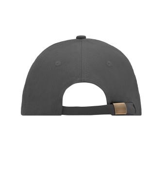 Unisex 6 Panel Sandwich Cap Graphite/light-grey 7590