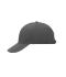 Unisex 6 Panel Sandwich Cap Graphite/light-grey 7590