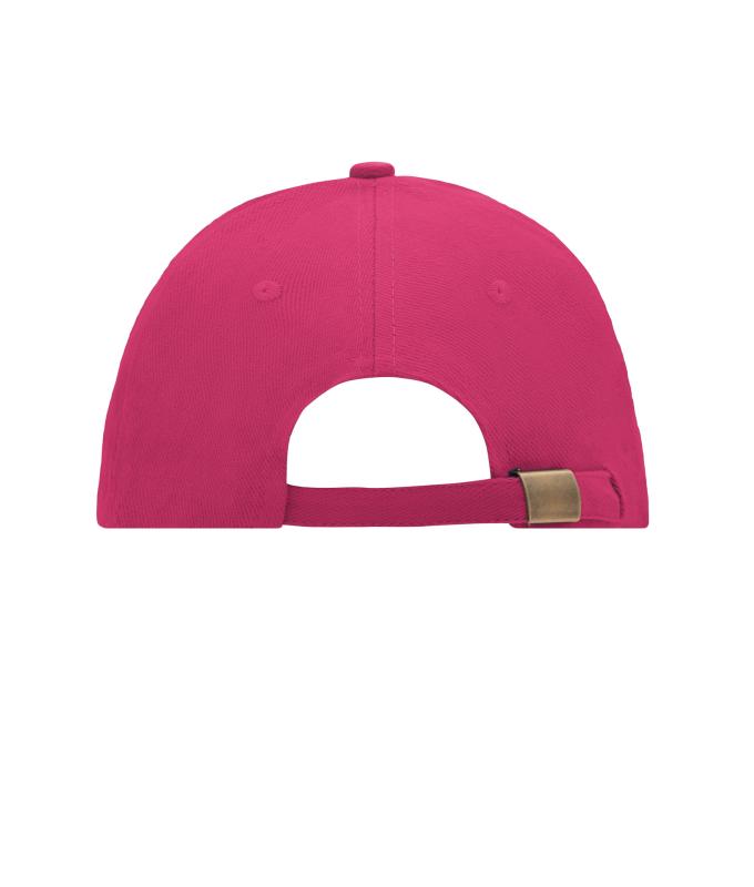 Unisex 6 Panel Sandwich Cap Pink/white 7590
