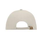 Unisex 6 Panel Sandwich Cap Light-grey/black 7590