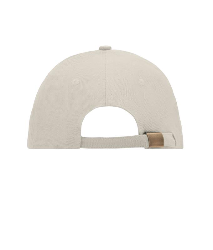 Unisex 6 Panel Sandwich Cap Light-grey/black 7590