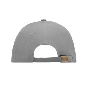 Unisex 6 Panel Sandwich Cap Dark-grey/white 7590