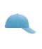 Unisex 6 Panel Sandwich Cap Light-blue/white 7590