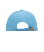Unisex 6 Panel Sandwich Cap Light-blue/white 7590