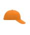 Unisex 6 Panel Sandwich Cap Orange/white 7590