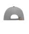 Unisex 6 Panel Sandwich Cap Dark-grey/white 7590