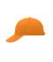 Unisex 6 Panel Sandwich Cap Orange/white 7590