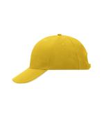 Unisex 6 Panel Sandwich Cap Sun-yellow/white 7590