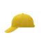 Unisex 6 Panel Sandwich Cap Sun-yellow/white 7590