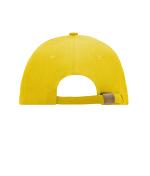 Unisex 6 Panel Sandwich Cap Sun-yellow/white 7590