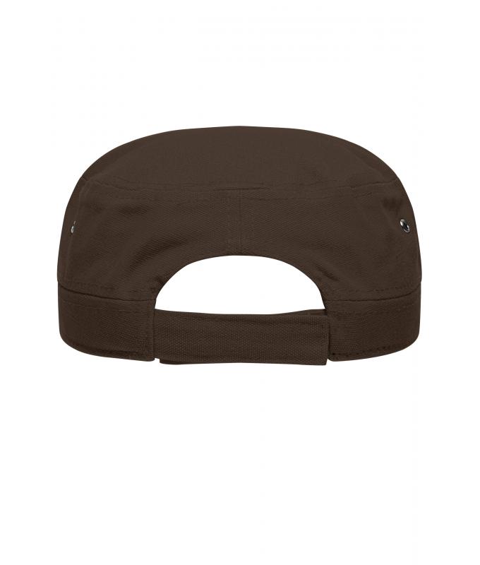 Unisex Military Cap Dark-brown 7645