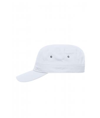Unisex Military Cap White 7645