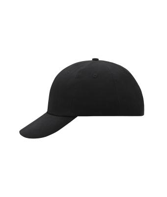 Unisex 6 Panel Raver Cap Black 7690