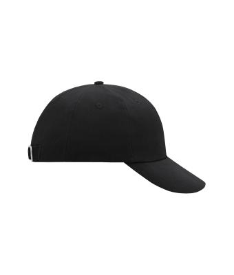 Unisex 6 Panel Raver Cap Black 7690