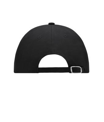 Unisex 6 Panel Raver Cap Black 7690