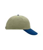 Unisex 6 Panel Raver Cap Light-khaki/navy 7690