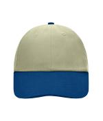 Unisex 6 Panel Raver Cap Light-khaki/navy 7690