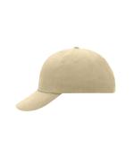Unisex 6 Panel Raver Cap Beige 7690
