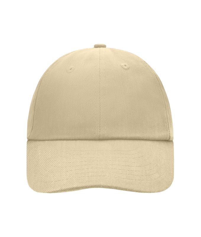 Unisex 6 Panel Raver Cap Beige 7690