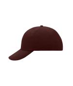 Unisex 6 Panel Raver Cap Dark-brown 7690