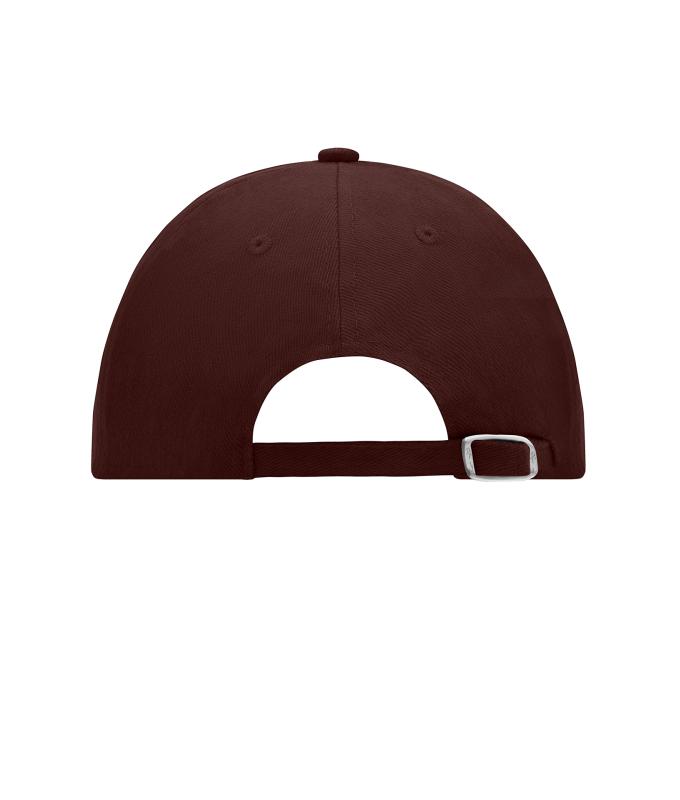 Unisex 6 Panel Raver Cap Dark-brown 7690