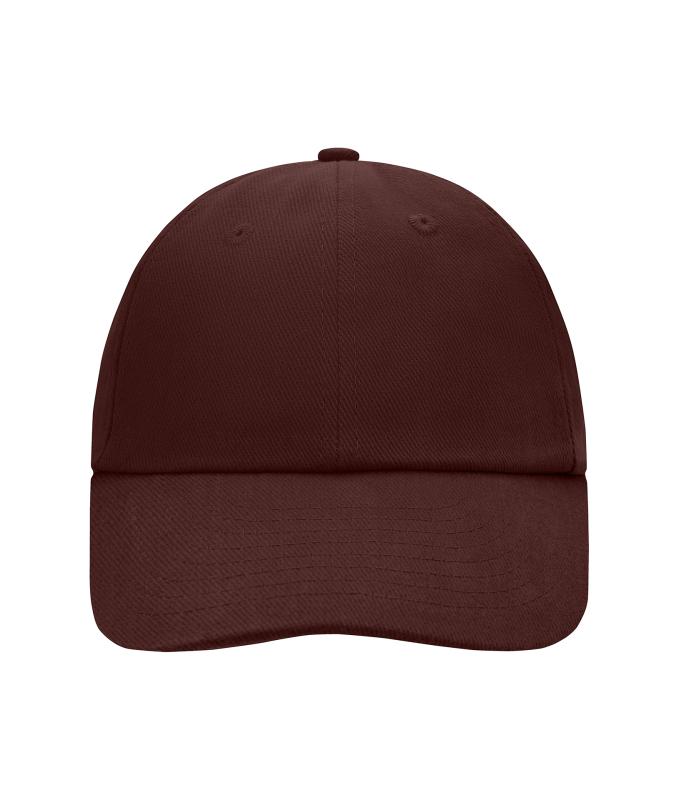 Unisex 6 Panel Raver Cap Dark-brown 7690