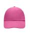 Unisex 6 Panel Raver Cap Pink 7690