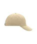 Unisex 6 Panel Raver Cap Beige 7690