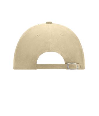 Unisex 6 Panel Raver Cap Beige 7690