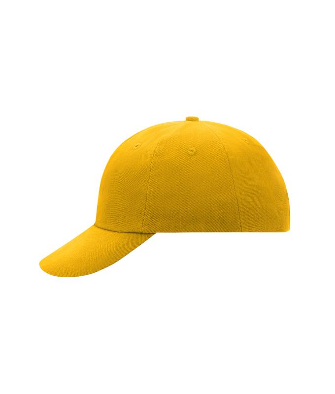 Unisex 6 Panel Raver Cap Gold-yellow 7690