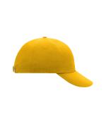 Unisex 6 Panel Raver Cap Gold-yellow 7690