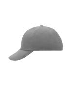 Unisex 6 Panel Raver Cap Dark-grey 7690