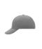 Unisex 6 Panel Raver Cap Dark-grey 7690