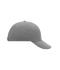Unisex 6 Panel Raver Cap Dark-grey 7690