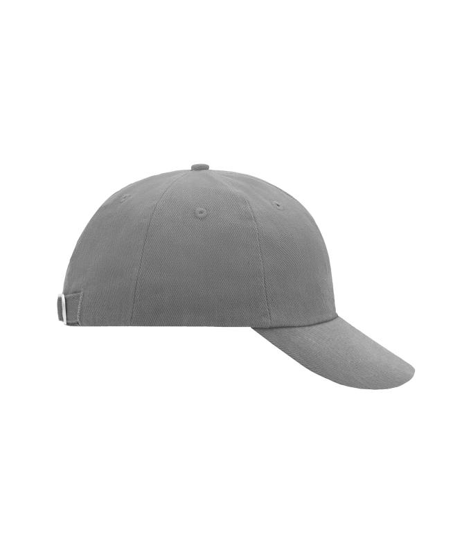 Unisex 6 Panel Raver Cap Dark-grey 7690