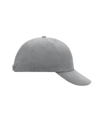 Unisex 6 Panel Raver Cap Light-grey 7690