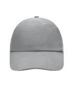 Unisex 6 Panel Raver Cap Light-grey 7690