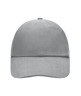 Unisex 6 Panel Raver Cap Light-grey 7690
