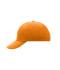 Unisex 6 Panel Raver Cap Orange 7690