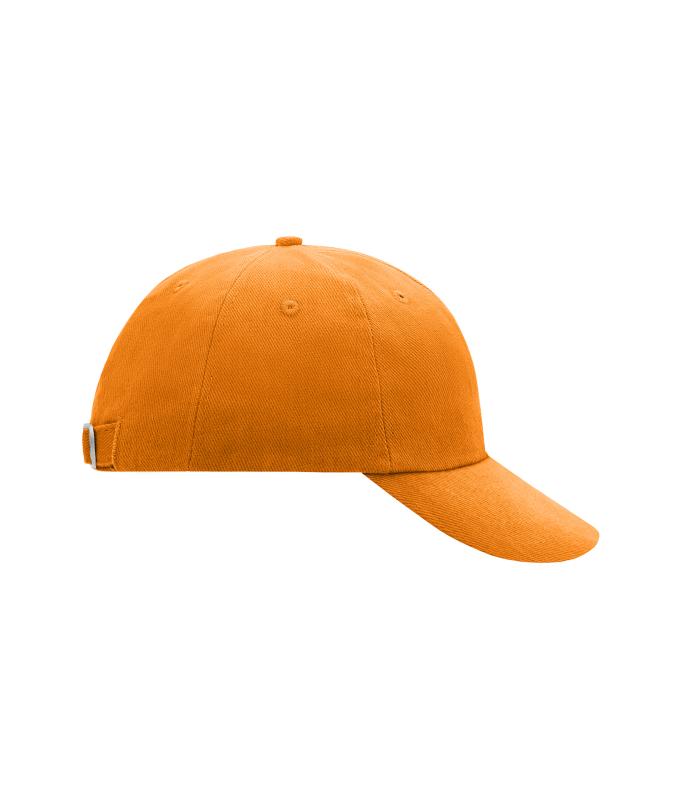 Unisex 6 Panel Raver Cap Orange 7690