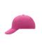 Unisex 6 Panel Raver Cap Pink 7690