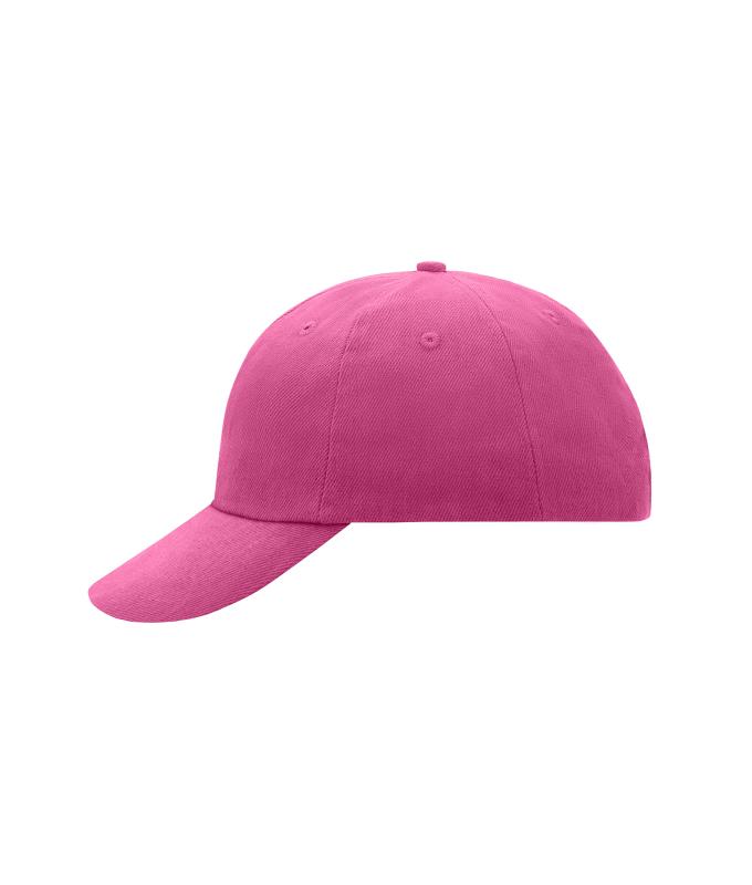 Unisex 6 Panel Raver Cap Pink 7690