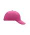 Unisex 6 Panel Raver Cap Pink 7690