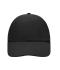 Unisex 6 Panel Raver Cap Black 7690